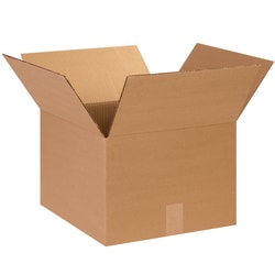 Partners Brand Corrugated Boxes, 14in x 14in x 10in, Kraft, Pack Of 25