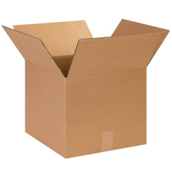 Partners Brand Corrugated Boxes, 14in x 14in x 12in, Kraft, Pack Of 25