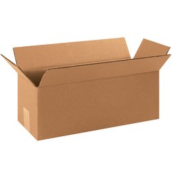 Partners Brand Long Corrugated Boxes, 16inL x 6inH x 6inW, Kraft, Pack Of 25