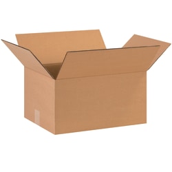 Partners Brand Corrugated Boxes, 16in x 12in x 8in, Kraft, Pack Of 25