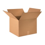 Partners Brand Corrugated Boxes, 16in x 16in x 12in, Kraft, Pack Of 25