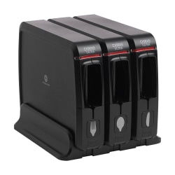 Dixie Ultra SmartStock Series-W Wrapped Cutlery System Dispensers, Black, Pack Of 3 Dispensers