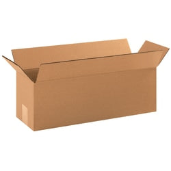 Partners Brand Long Corrugated Boxes, 18inL x 6inH x 6inW, Kraft, Pack Of 25