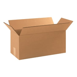 Partners Brand Long Corrugated Boxes, 18in x 8in x 8in, Kraft, Pack Of 25