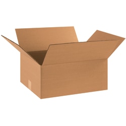 Partners Brand Corrugated Boxes, 18in x 14in x 8in, Kraft, Pack Of 20