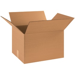 Partners Brand Corrugated Boxes, 18in x 14in x 14in, Kraft, Pack Of 20