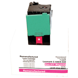 M&A Global Remanufactured Magenta Toner Cartridge Replacement For Lexmark C544X2MG, C544X2MG-CMA