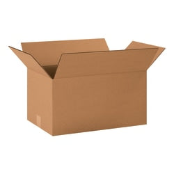 Partners Brand Corrugated Boxes, 20in x 12in x 10in, Kraft, Pack Of 20