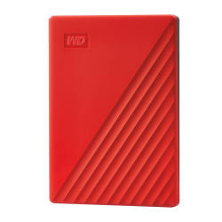 Western Digital My Passport Portable HDD, 2TB, Red