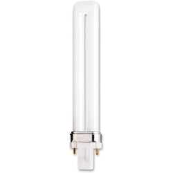 Satco 13-watt Pin-based Compact Fluorescent Bulb - 13 W - 800 lm - T4 Size - Warm White Light Color - GX23 Base - 12000 Hour - 4400.3 deg.F (2426.8 deg.C) Color Temperature - 82 CRI - Energy Saver - 50 / Carton