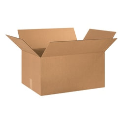 Partners Brand Corrugated Boxes, 24in x 16in x 12in, Kraft, Pack Of 10