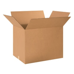 Partners Brand Corrugated Boxes, 24in x 18in x 18in, Kraft, Pack Of 10