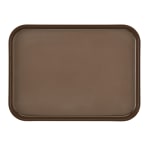 Cambro Rectangular Camtread Trays, 10in x 14in, Brown, Set Of 24 Trays