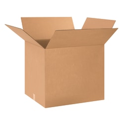 Partners Brand Corrugated Boxes, 24in x 20in x 20in, Kraft, Pack Of 10