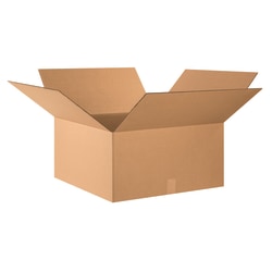 Partners Brand Corrugated Boxes, 24in x 24in x 12in, Kraft, Pack Of 10