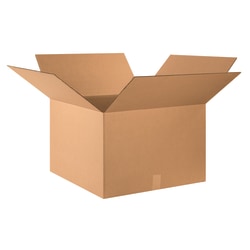 Partners Brand Corrugated Boxes, 24in x 24in x 16in, Kraft, Pack Of 10