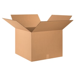 Partners Brand Corrugated Boxes, 24in x 24in x 18in, Kraft, Pack Of 10