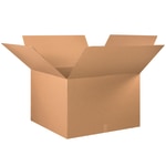 Partners Brand Corrugated Boxes, 36in x 36in x 24in, Kraft, Pack Of 5