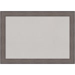 Amanti Art Cork Bulletin Board, 41in x 29in, Gray, Country Barnwood Wood Frame