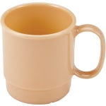 Cambro Camwear Dinnerware Mugs, 7.5 Oz, Beige, Pack Of 48 Mugs