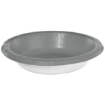 Amscan Paper Bowls, 20 Oz, Silver, 20 Bowls Per Box, Case Of 5 Boxes