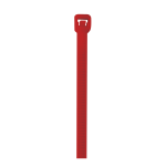 Partners Brand Colored Cable Ties, 40 Lb, 5-1/2in, Red, Case Of 1,000 Ties