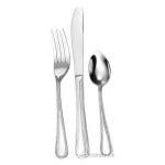 Walco Accolade Stainless Steel Dessert Spoons, Silver, Pack Of 24 Spoons