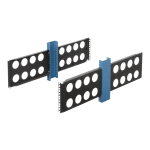 RackSolutions - Rack bracket kit - 4U - 19in (pack of 4)