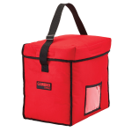 Cambro Delivery GoBags, 13in x 9in x 13in, Red, Set Of 4 GoBags