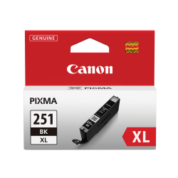 Canon CLI-251XL High-Yield Black Ink Tank, CLI-251BKXL