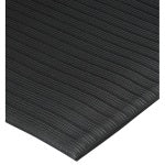 Genuine Joe Air Step Anti-Fatigue Mat, 3ft x 60ft, Black