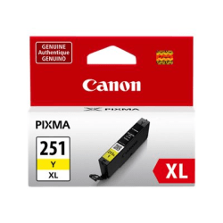 Canon CLI-251XL High-Yield Yellow Ink Tank, CLI-251Y XL