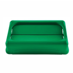 Rubbermaid Slim Jim Swing Lid, 5inH x 13-7/16inW x 20-1/2inD, Green