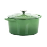 Crock-Pot Artisan 2-Piece Enameled Cast Iron Dutch Oven, 5 Quarts, Pistachio Green