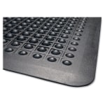 Genuine Joe Flex Step Anti-Fatigue Mat, 2ft x 3ft, Black