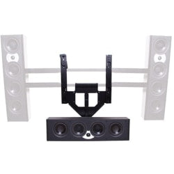 Chief PACCC2 Mounting Bracket for Speaker - Black - Adjustable Height - 46in to 65in Screen Support - 35 lb Load Capacity