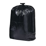 Genuine Joe Contractor Cleanup Trash Bags, 42 Gallons, 33in x 48in, Black, Box Of 20