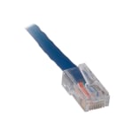 Comprehensive CAT5e 350MHz Assembly Cable Blue 50ft - 50 ft Category 5e Network Cable for Network Device, Switch, Hub, Patch Panel, Router - First End: 1 x RJ-45 Male Network - Second End: 1 x RJ-45 Male Network - 12.50 MB/s - Patch Cable - Copper Alloy