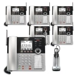 VTech CM18445 4-Line Small Business Office Phone System, 5-In-1 Bundle