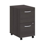 Bush Business Furniture Studio C 20-1/4inD Vertical 2-Drawer Mobile File Cabinet, Storm Gray, Delivery