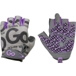 GoFit Womens Pro Trainer Gloves - Hand Protection - Large Size - Synthetic Leather Palm, Jersey Back