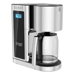 Russell Hobbs 8-Cup Coffeemaker, Silver/Black