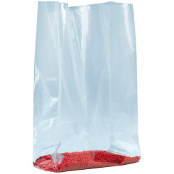 Partners Brand 1.5-Mil Gusseted Poly Bags, 6inH x 4inW x 15inD, Case Of 1,000