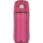 Thermos Kids Plastic Water Bottle with Spout Lid 16Oz - 16 fl oz - Raspberry - Tritan, Stainless Steel