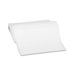 Sparco Continuous Paper, 11in x 14 7/8in, 20 Lb, White, Carton Of 2,700 Forms