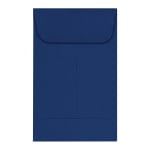 LUX Coin Envelopes, #1, Gummed Seal, Navy, Pack Of 500