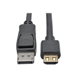 Tripp Lite DisplayPort To HDMI Adapter Cable, 15ft