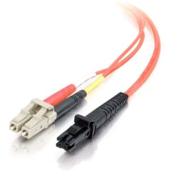 C2G LC-MTRJ 62.5/125 OM1 Duplex Multimode PVC Fiber Optic Cable - Patch cable - LC multi-mode (M) to MT-RJ multi-mode (M) - 8 m - fiber optic - duplex - 62.5 / 125 micron - OM1 - orange