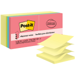 Post-it Pop Up Notes, 3 in x 3 in, 14 Pads, 100 Sheets/Pad, Clean Removal, Cape Town Collection