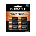 Duracell 123 3V High Power Lithium Batteries, Pack of 6